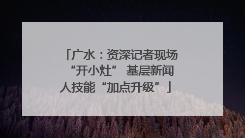 广水：资深记者现场“开小灶” 基层新闻人技能“加点升级”